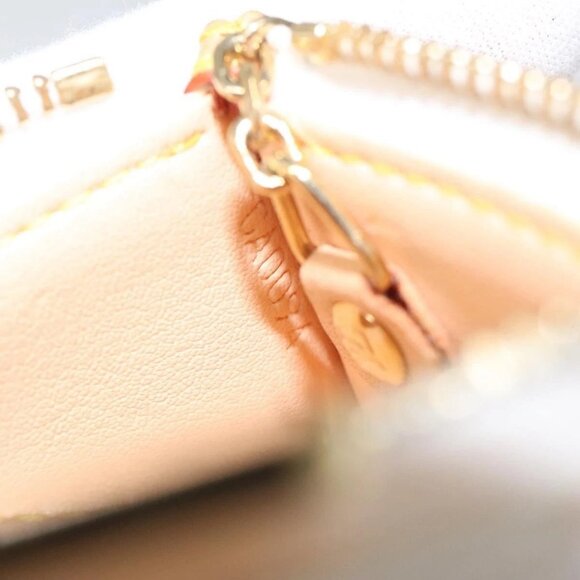 LOUIS VUITTON Monogram Multicolor Pochette Cles Purse White M92655 Auth 116241AM - Picture 14 of 16